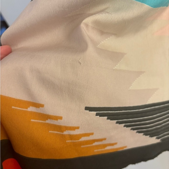 Billabong Spaghetti Strap Flowy Lined Tank Top, Size Large. Geometric Pattern. - Picture 8 of 8